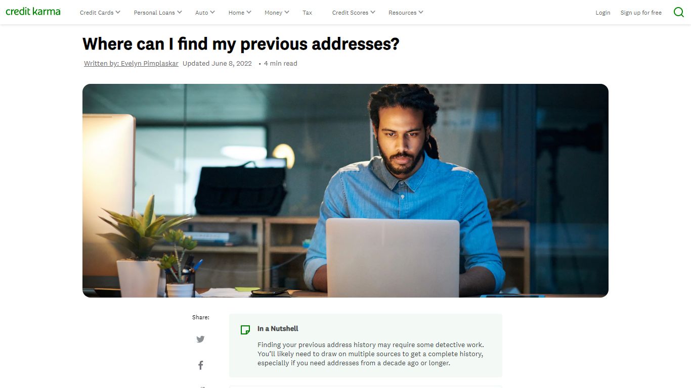 How To Find Your Previous Address History | Credit Karma
